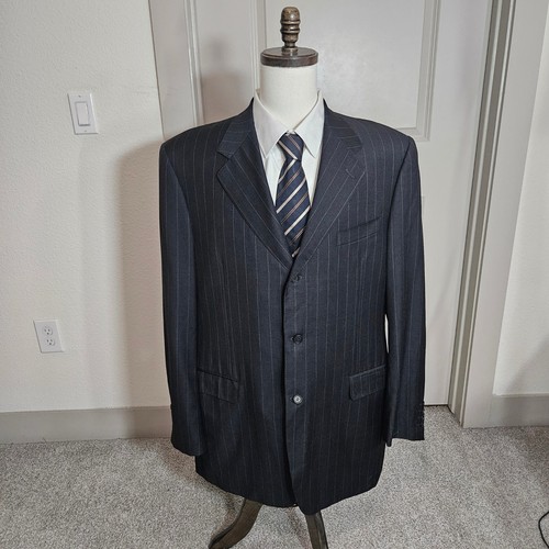 Canali mens pinstripe - pinstripe, wool